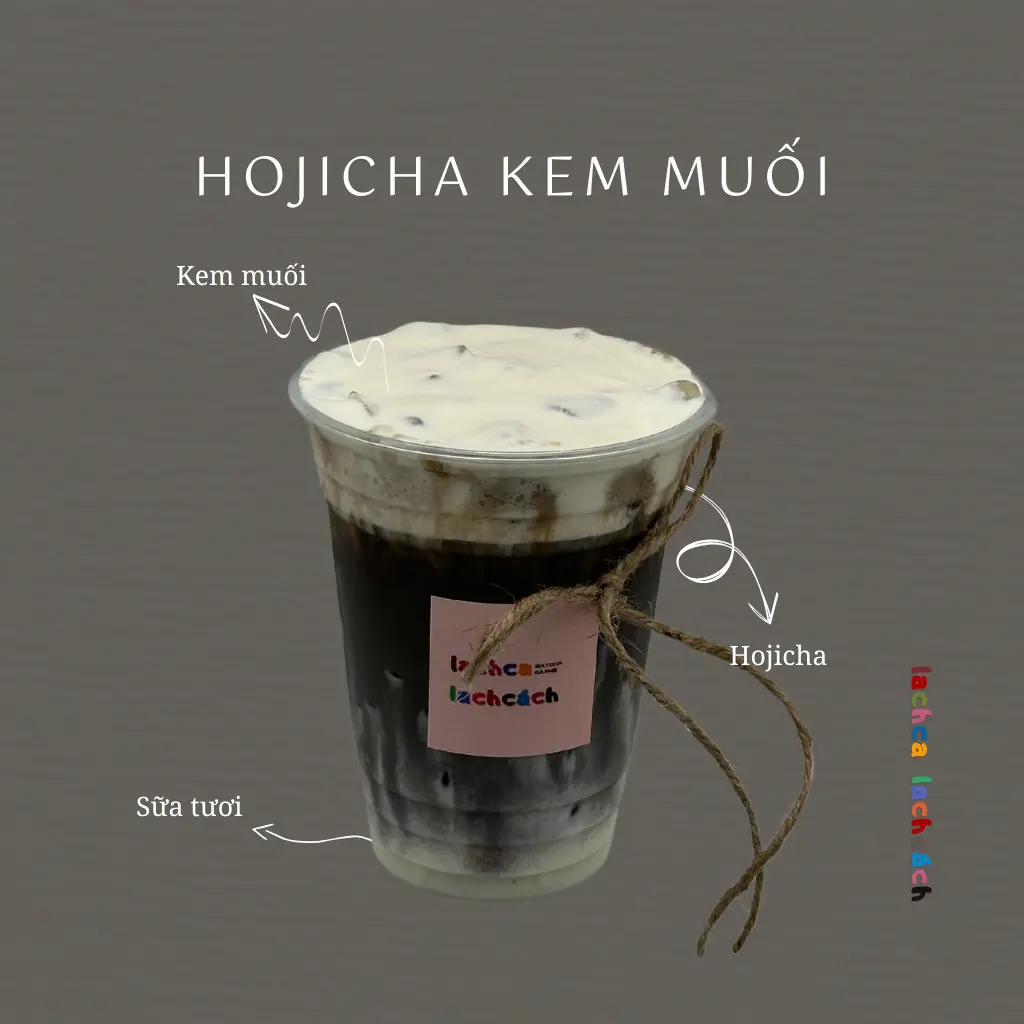 Hình ảnh Houjicha Kem Muối
