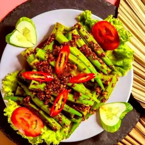 Hình ảnh Đậu bắp xào sate