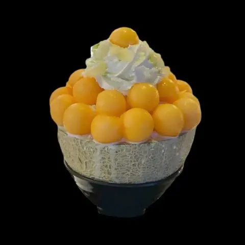 Hình ảnh Bingsu dưa lưới