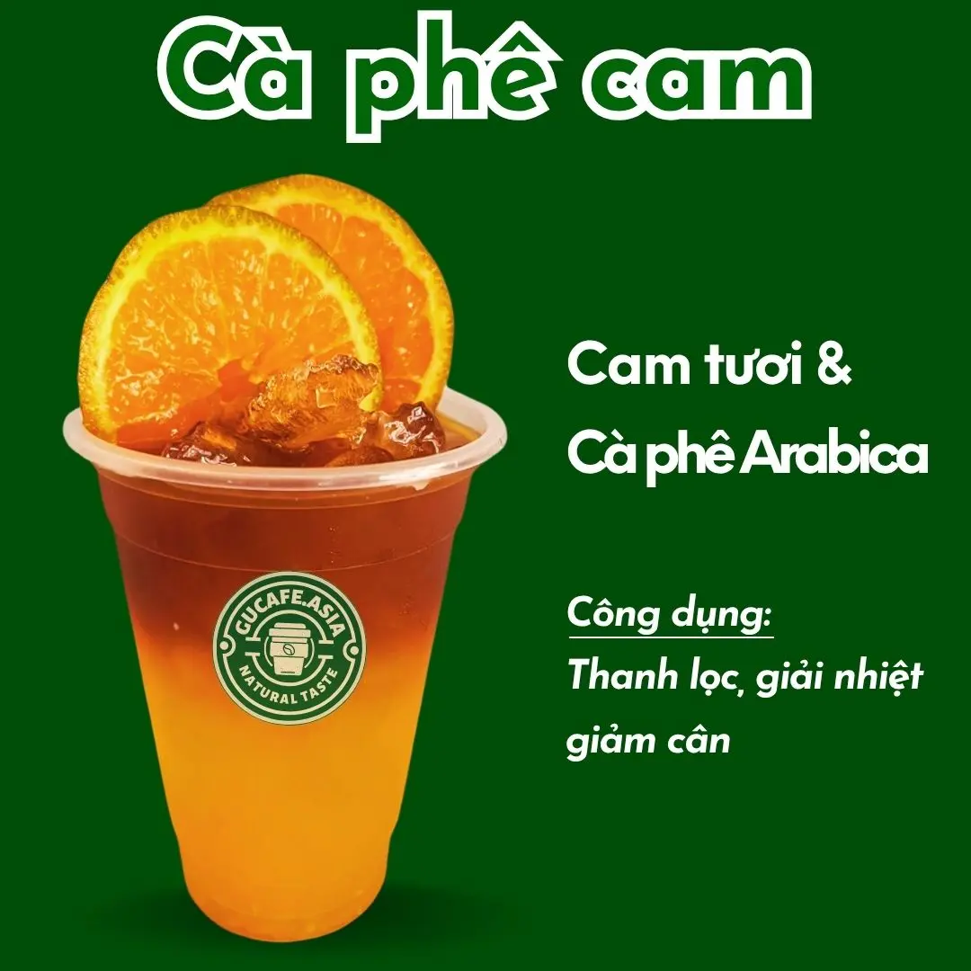 Hình ảnh Gucafe - Cà phê cam - Orange Americano