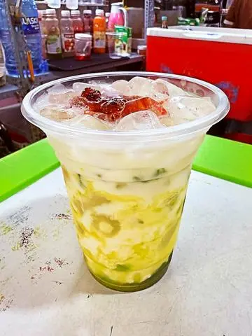 Hình ảnh Sữa Tươi Dưa Lưới Xanh Ly Khổng Lồ 800ml