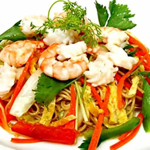 Hình ảnh Bún gạo xào thập cẩm