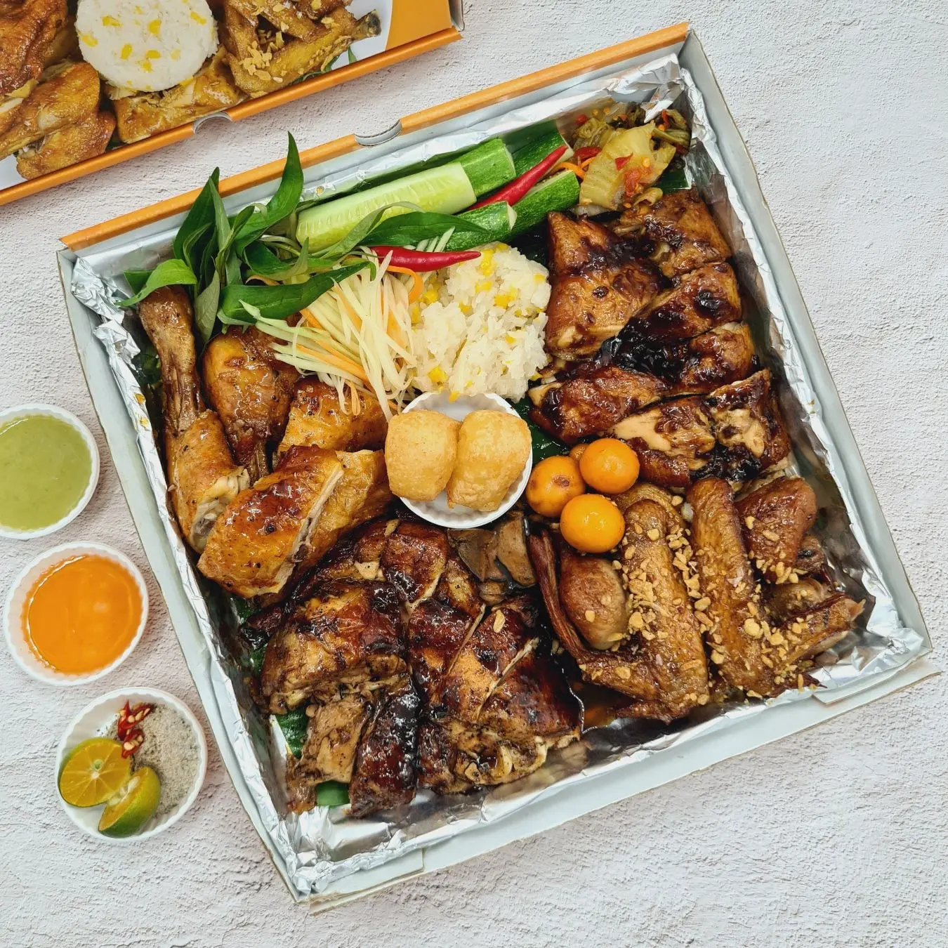 Hình ảnh Gà Lên Mâm 4 Vị