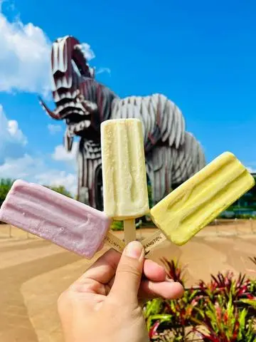 Hình ảnh kem Tràng Tiền Vị khoai môn 10 que