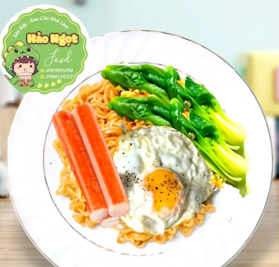 Hình ảnh MÌ TRỘN THANH CUA 2 CÂY+ TRỨNG ỐP LA 