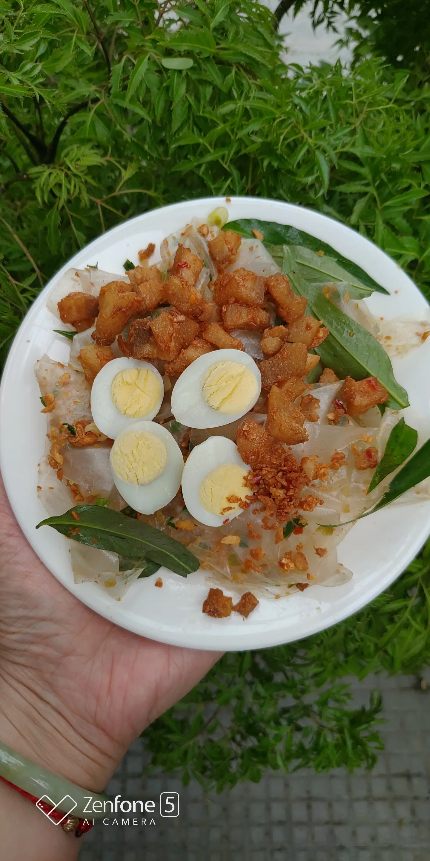 Hình ảnh Dẻo trộn ớt xiêm xanh tóp mỡ 