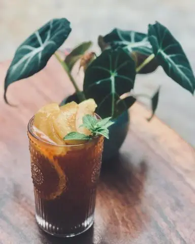 Hình ảnh Trà Đào Chanh Bạc Hà.