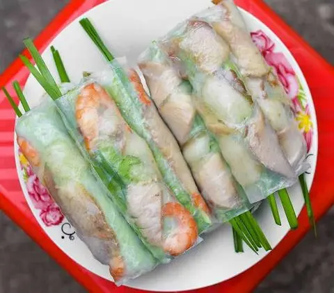 Hình ảnh GỎI CUỐN THỊT  CHẤM MẮM NÊM ,TƯƠNG