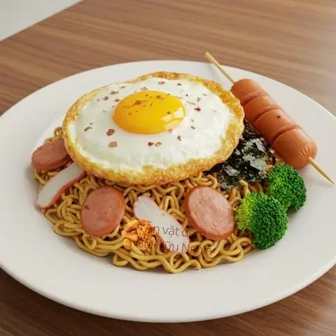 Hình ảnh Mì trộn Xúc Xích CP + Hồ lô