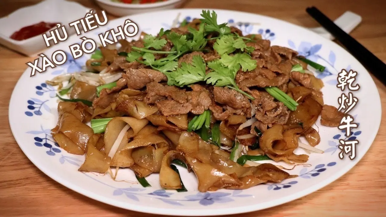 Hình ảnh Hủ Tiếu Mềm Xào Bò(Áp Chảo)