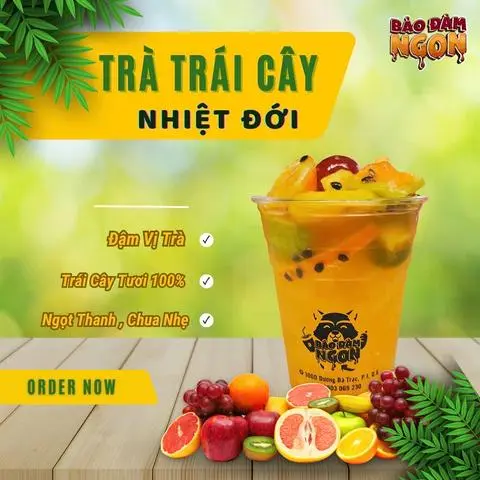 Hình ảnh Trà Trái Cây Nhiệt Đới