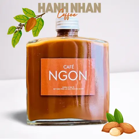 Hình ảnh Cafe Hạnh nhân / Almond Coffee + Tặng ly đá