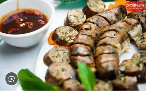 Hình ảnh dồi sụn nướng 1 phần 69k 