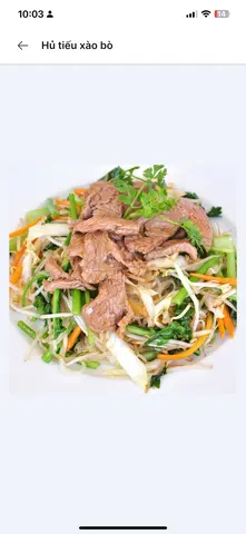 Hình ảnh Bún gạo xào bò 