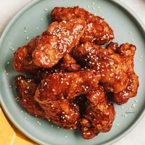 Hình ảnh Cánh Gà Sốt Ngọt Hàn Quốc 