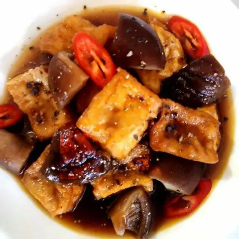 Hình ảnh Nấm đông cô đậu hủ kho tiêu