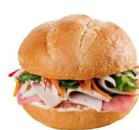 Hình ảnh Hamburger thịt chả