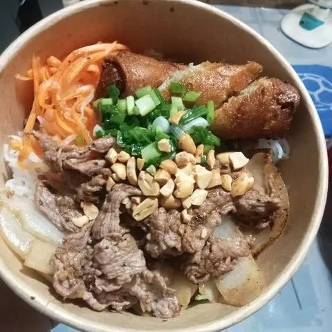 Hình ảnh bún thịt bò xào 