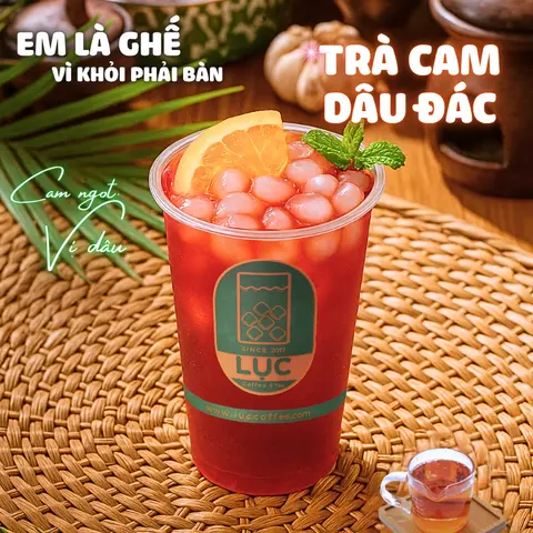 Hình ảnh Trà Cam Dâu Đác