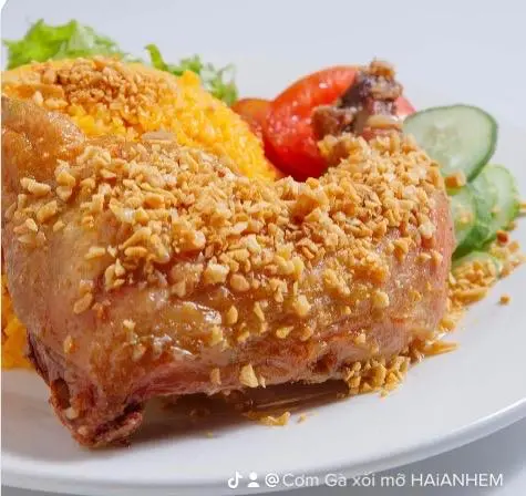Hình ảnh Cơm gà mắm tỏi