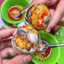 Hình ảnh vịt lộn Nướng Muối ớt 1 quả 