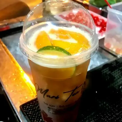 Hình ảnh Trà đào chanh sả