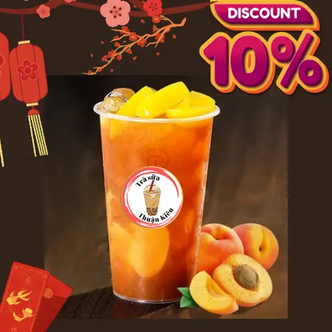 Hình ảnh Trà đào-Bestseller-Bán chạy 600ml