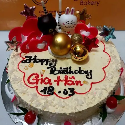 Hình ảnh Bánh Bắp Gấu Thỏ 2 Tấc