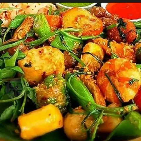 Hình ảnh Combo cá viên chiên mắm tỏi nhỏ(1 người)