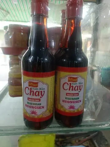 Hình ảnh nước mắm chay hoa sen 