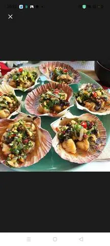 Hình ảnh Sò điệp nướng mỡ hành