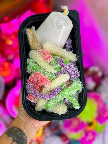 Hình ảnh 300gr - Bánh Tằm Khoai Mì + Cốt Dừa 