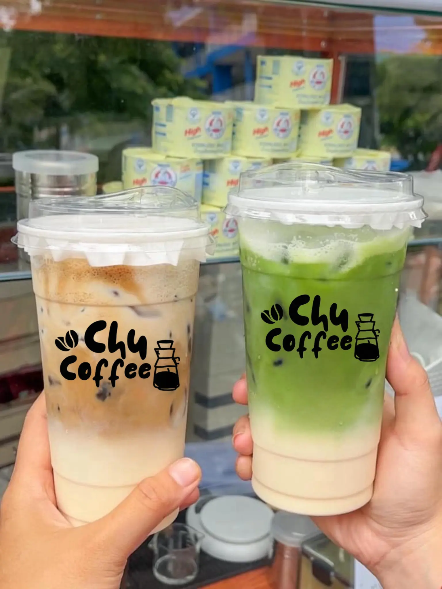Hình ảnh Matcha Latte Sữa Béo (L) pet