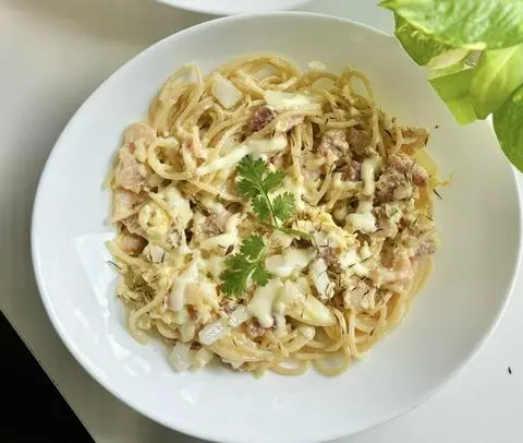 Hình ảnh Mỳ ý Bacon