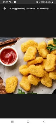Hình ảnh Gà Nugget Miếng McDonald's (9 Miếng)