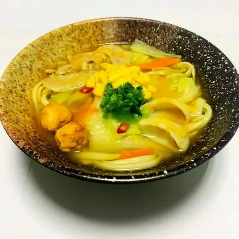 Hình ảnh Món Mì Udon Nước Dùng Đậu Tương
