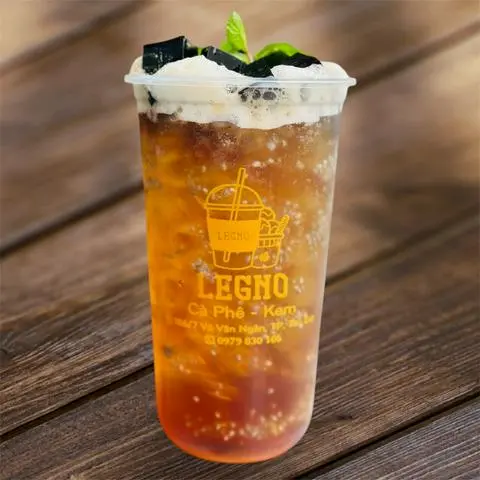 Hình ảnh Trà bí đao hạt chia  size L- Winter melon tea with chia seeds