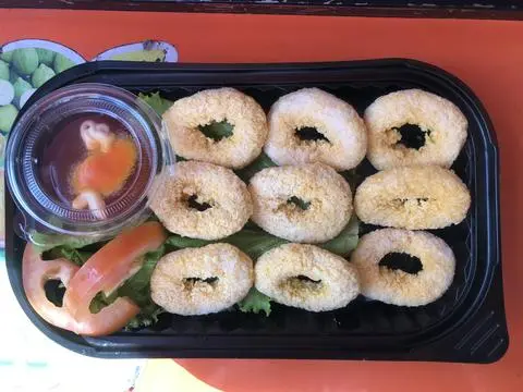 Hình ảnh mực nuggets chiên giòn 