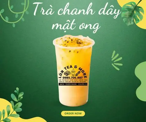 Hình ảnh Trà chanh dây mật ong