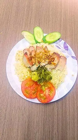 Hình ảnh cơm chiên xá xíu 