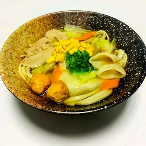 Hình ảnh Món Mì Udon Nước Dùng Cá