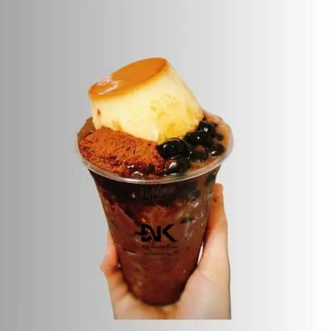 Hình ảnh Milo dầm bánh flan