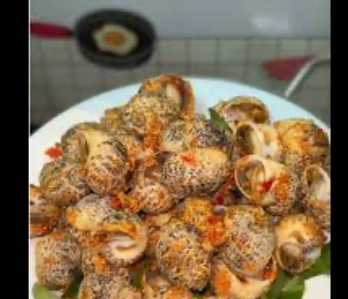 Hình ảnh ốc bông rang muối 