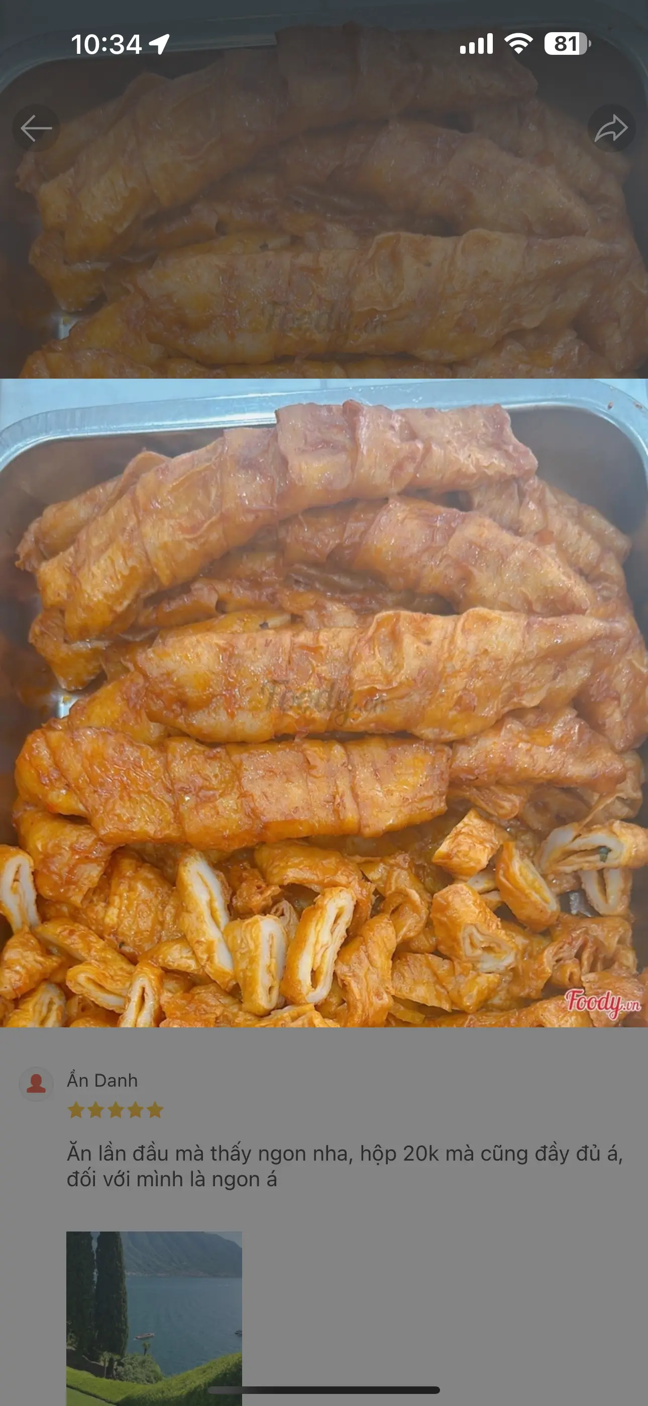 Hình ảnh Mì căn ống khìa xá xíu chay - 1 cây