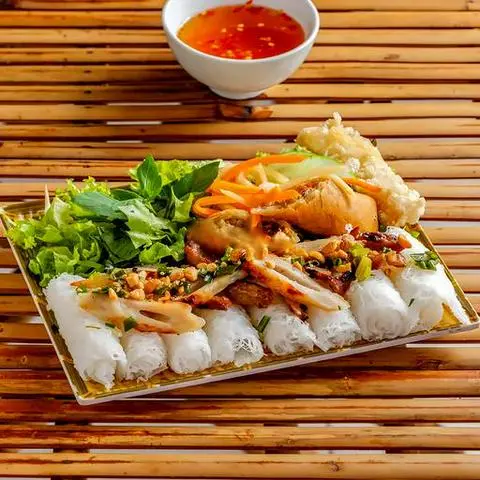 Hình ảnh Bánh hỏi thịt nướng