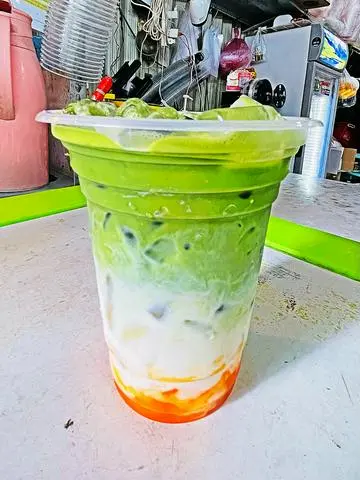 Hình ảnh Matcha Latte Xoài Ly Khổng Lồ 800ml