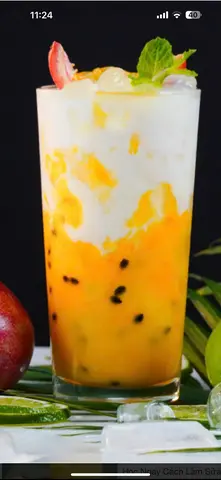 Hình ảnh chanh dây sữa 