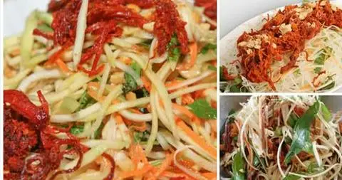 Hình ảnh Gỏi đu đủ khô bò siêu cay - 1 phần