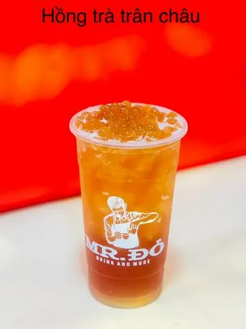 Hình ảnh Hồng trà trân châu
