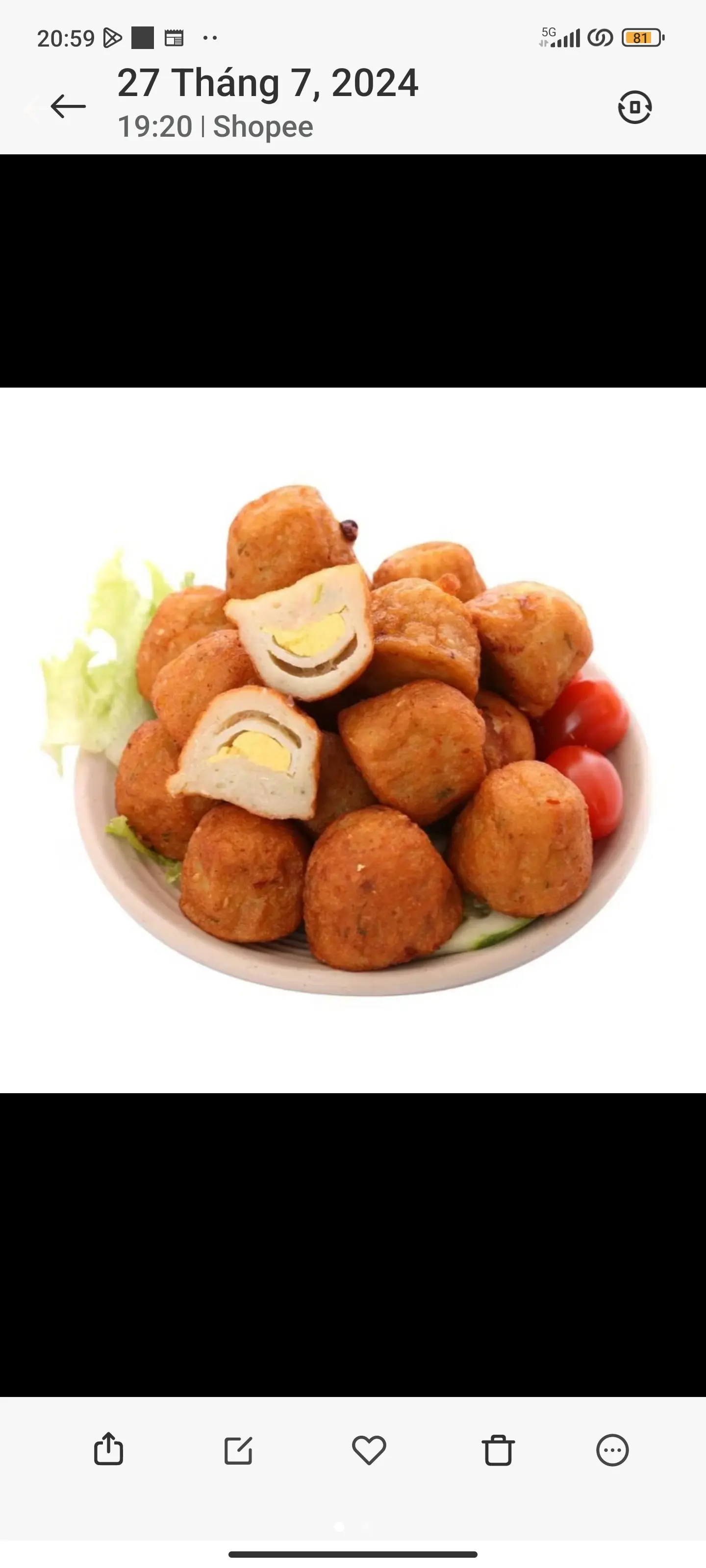 Hình ảnh chả cá trứng cút 